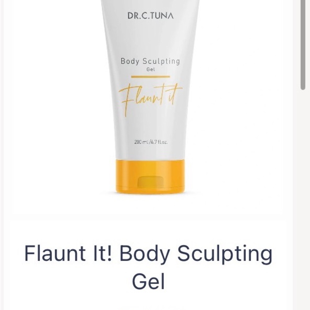 Flaunt It! Body Sculpting Gel — White & Yellow